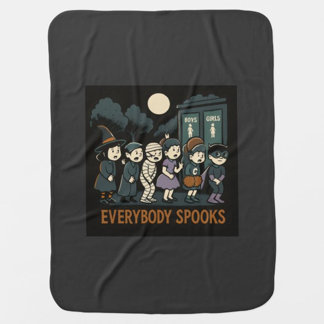 Baby Blanket - Everybody Spooks (Front)