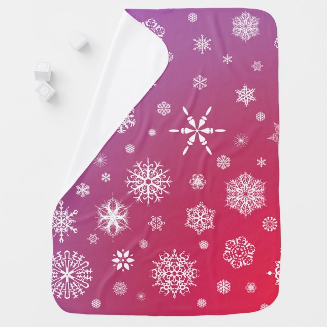 Baby Blanket Falling Snow (In Situ)