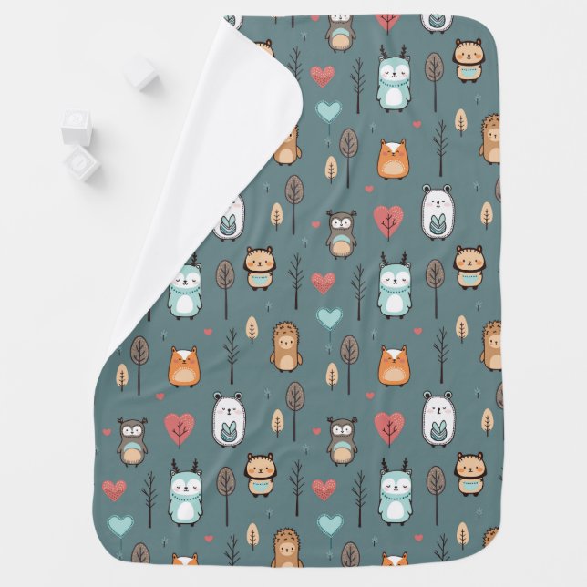 Baby Blanket features a cute illustration. (In Situ)