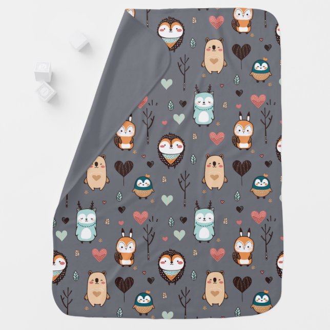 Baby Blanket features a cute illustration. (In Situ)