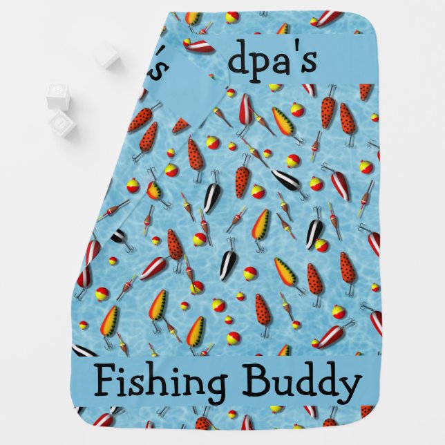 Baby Blanket - Fishing Bobs & Lures (In Situ)
