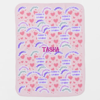 Baby Blanket funny cat 