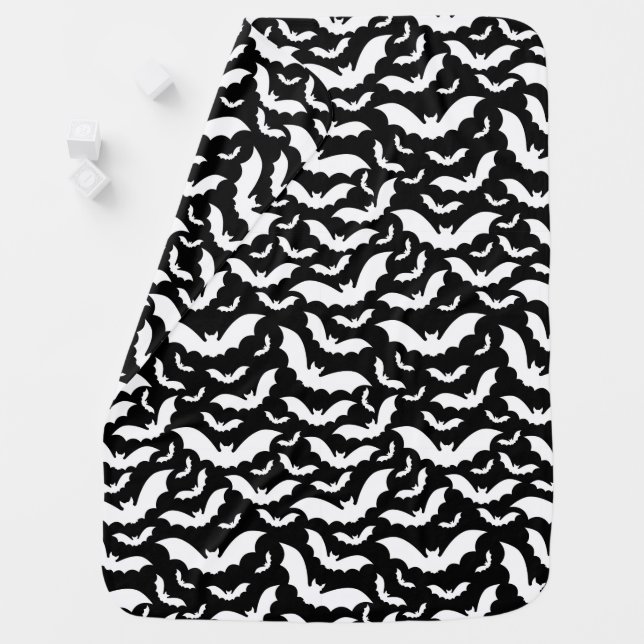 Baby Blanket-Halloween Bats Blanket (In Situ)