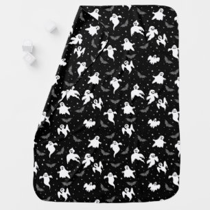 Baby Blanket-Halloween Ghost-Bats Blanket