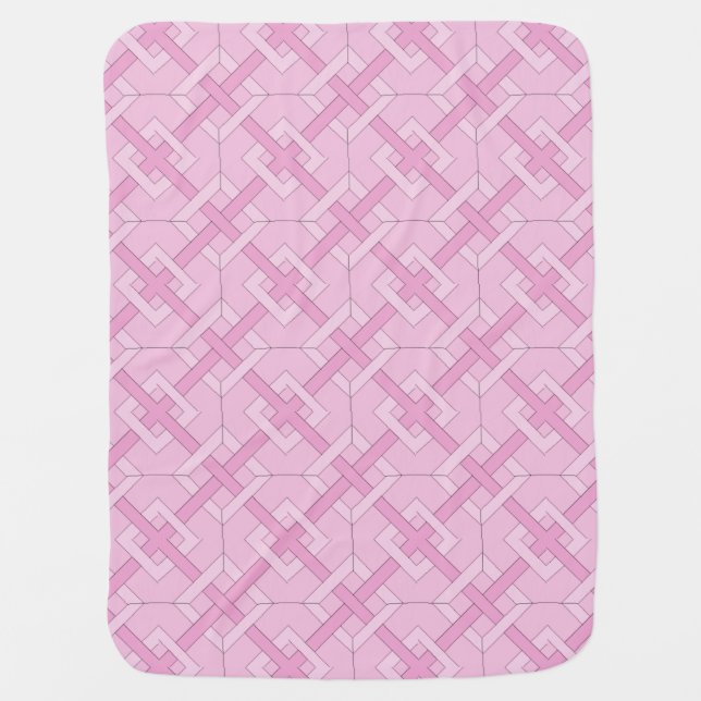 Baby Blanket - Interwoven Diamonds (Front)