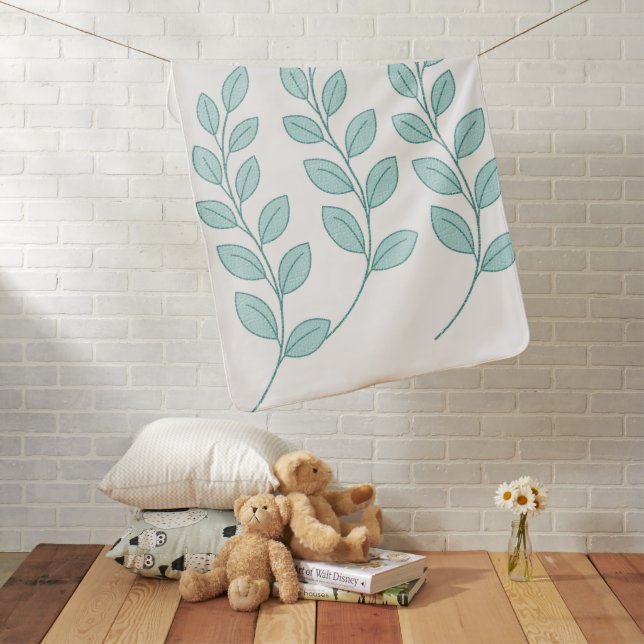 Baby Blanket Leaves Nature  (In Situ)