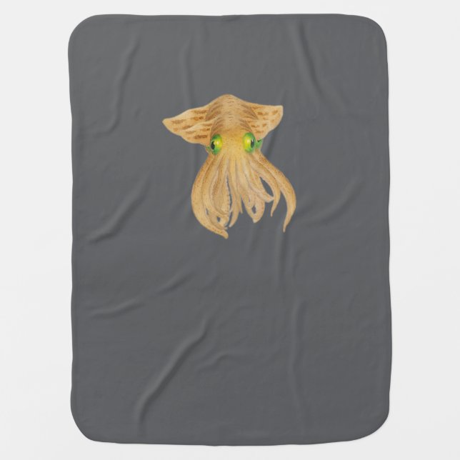 Baby Blanket Little Ocean Critter (Front)