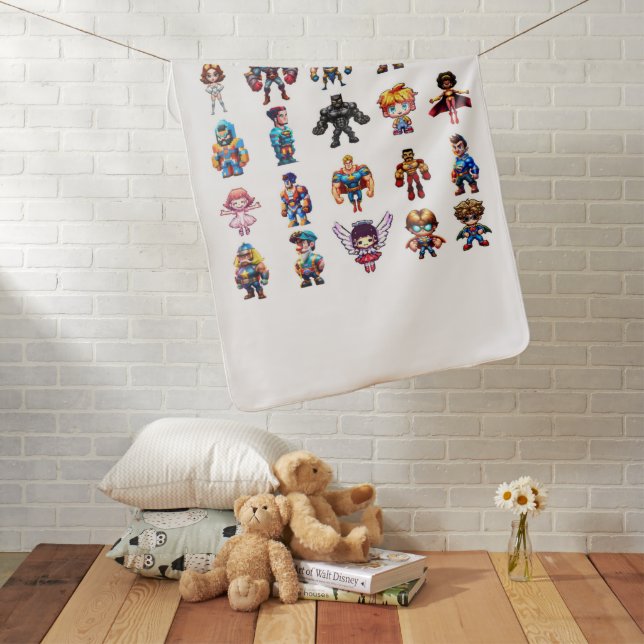 Baby Blanket,mini game characters,cartoon Baby Blanket (In Situ)
