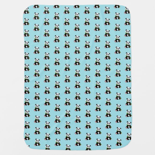 Baby Blanket-Panda Bear Blanket (Front)