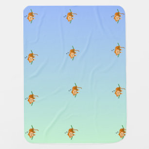 Baby Blanket Snuggly Sloth Napping  Blanket 
