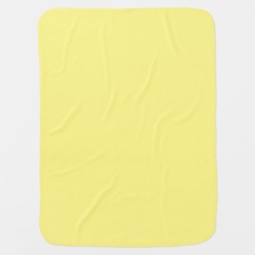 Baby Blanket Solid Pale Yellow RFPMDesigns️2024