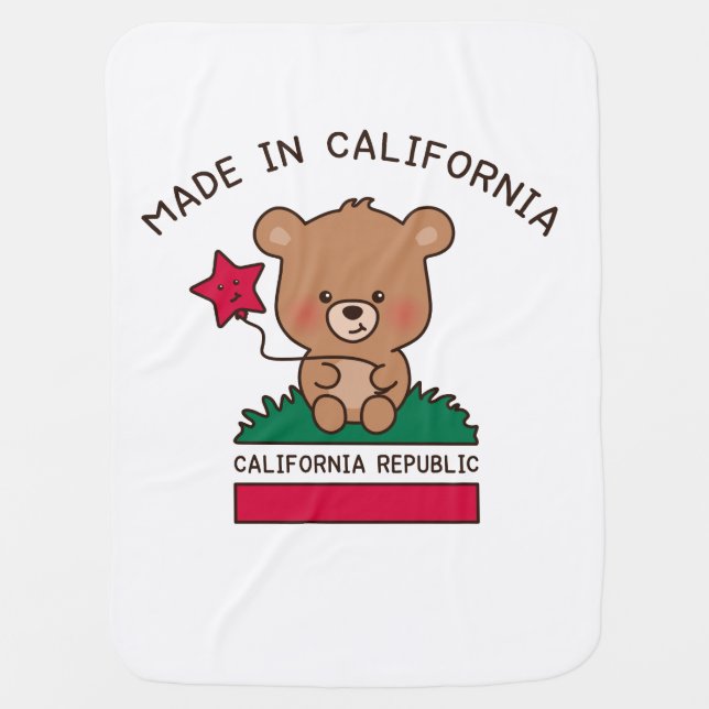 baby blanket – sweet California (Front)