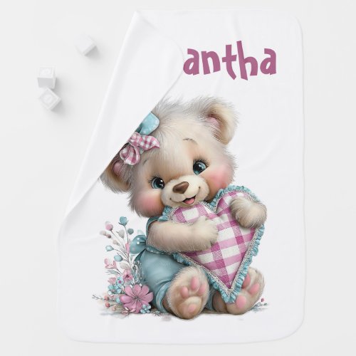 Baby Blanket Teddy Bear Baby Shower