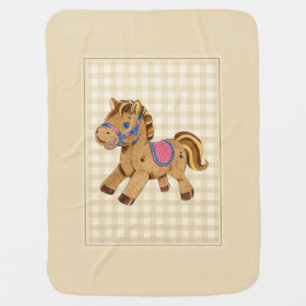 Baby Blanket Toy Horse