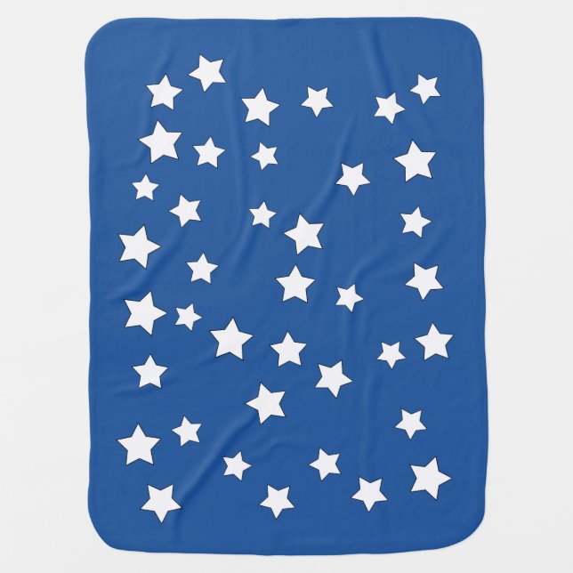 Baby Blanket - Two Nightime Skies (Front)