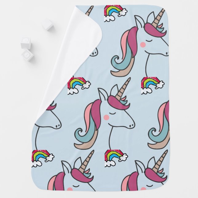 Baby Blanket unicorn (In Situ)