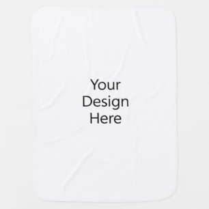 Baby Blanket White 39"l x 29"w