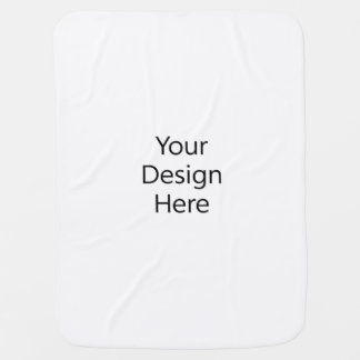 Baby Blanket White 39"l x 29"w