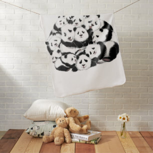 Baby Blanket with Pandas