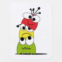 baby blanket with sweet animals