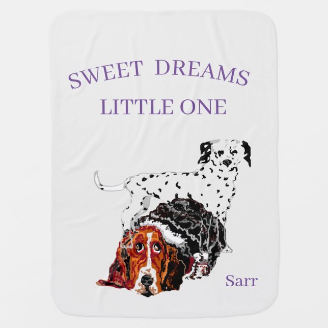 Baby Blankets : Sweet Dreams  (Front)