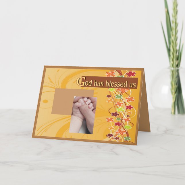 Baby Blessing Announcement (Front)