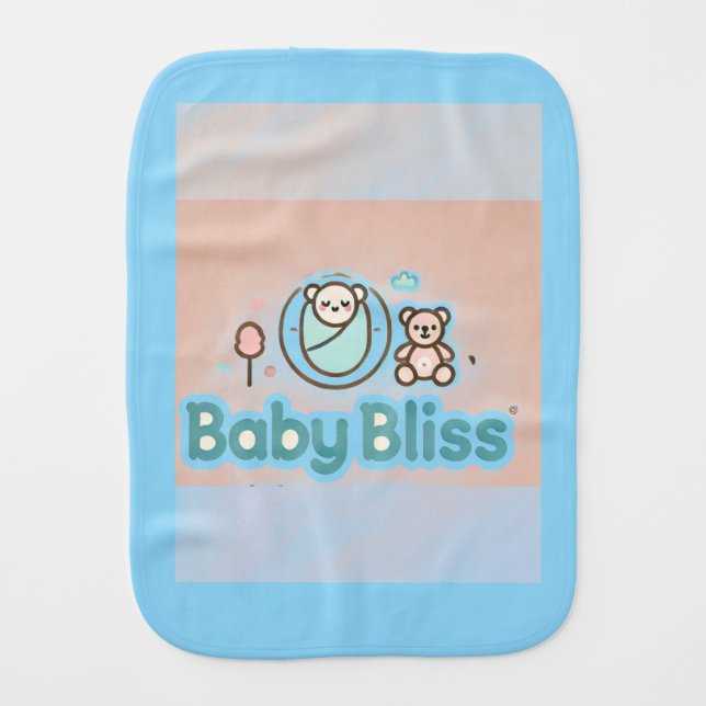 BABY BLISS BURP CLOTH (Front)