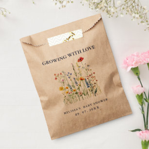 Baby bloom Baby shower Seed Packet Favors Favor Bag