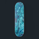Baby Blue 2 Blue Acrylic Abstract Skateboard Deck<br><div class="desc">Colorful abstract Skateboard Decks are just the thing to feel good about yourself. Be different be bold have fun.</div>