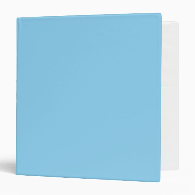 Baby Blue 3 Ring Binder (Front/Inside)