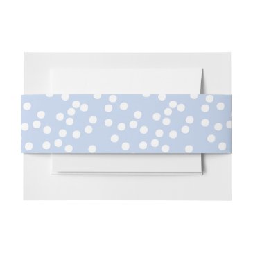 Baby Blue and White Confetti / Polkadots 