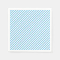 Baby Blue and White Small Diagonal Stripes Paper