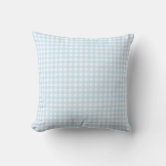 Small Checkered - White and Green Floor Pillow by