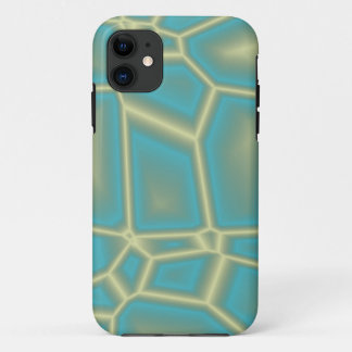 baby blue and yellow texture iPhone 11 case
