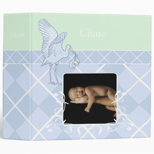 Baby Blue Argyle Your Baby Boy Photo Binder