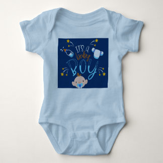 Baby blue baby bodysuit