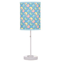 Baby Blue Baby Owl Nursery Theme Table Lamp