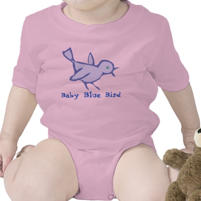 "BABY BLUE BIRD" Baby T Shirt