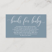 Baby Blue Book Request - Baby Shower Invitation (Front)