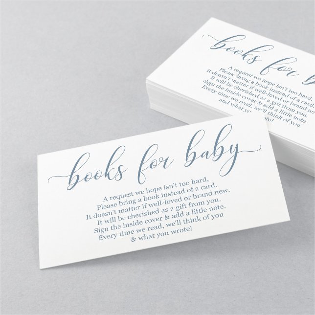 Baby Blue Book Request - Baby Shower Invitation (Creator Uploaded)
