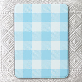 Baby Blue Buffalo Plaid Gingham Kindle Cover