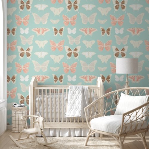 Baby Blue Butterflies Wallpaper Wallpaper