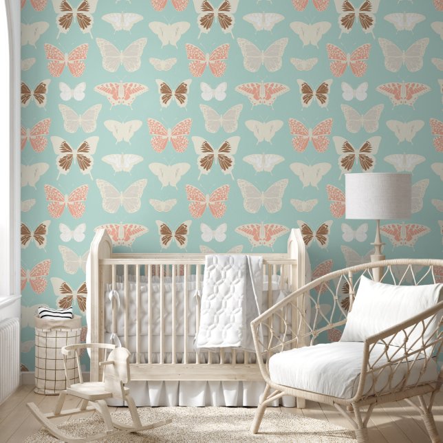 Baby Blue Butterflies Wallpaper Wallpaper (Kids)