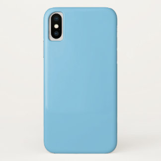 Baby Blue iPhone X Case