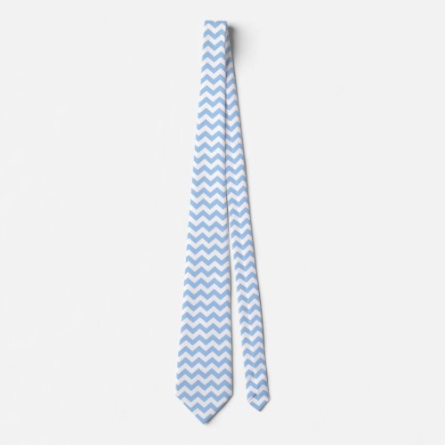 Baby blue Chevron Neck Tie