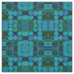 Baby Blue Circles 369 Abstract Fabric