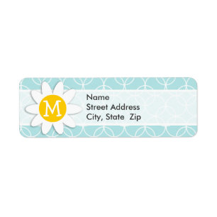 Baby Blue Circles; Daisy Label