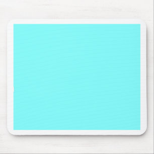 Baby Blue Color Customized Designer Mouse Pad