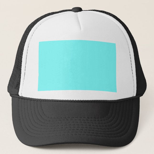 Baby Blue Color Customized Designer Trucker Hat (Front)