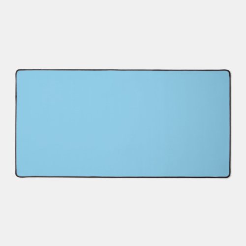 Baby Blue Color Simple Monochrome Plain Baby Blue Desk Mat